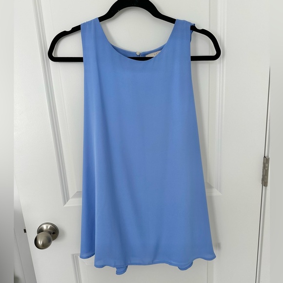 LOFT Racerback Ruffle Tank - Picture 3 of 7